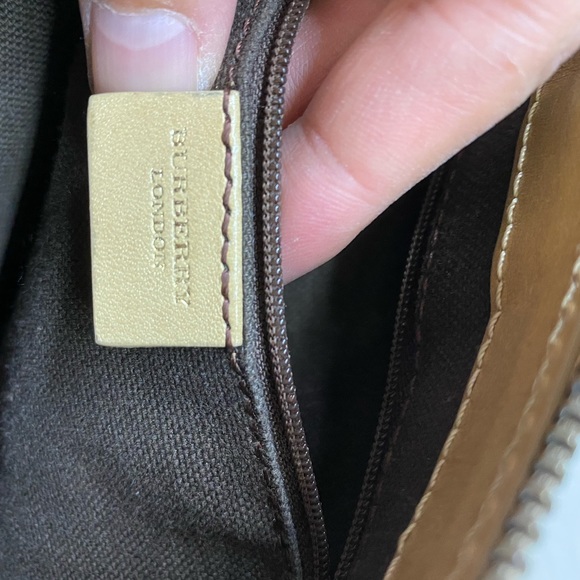 Authentic vintage Burberry wool pink plaid shoulder bag - Picture 11 of 13